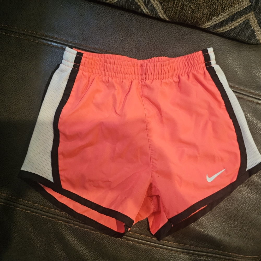 Nike Kids Orange and Black Casual Shorts